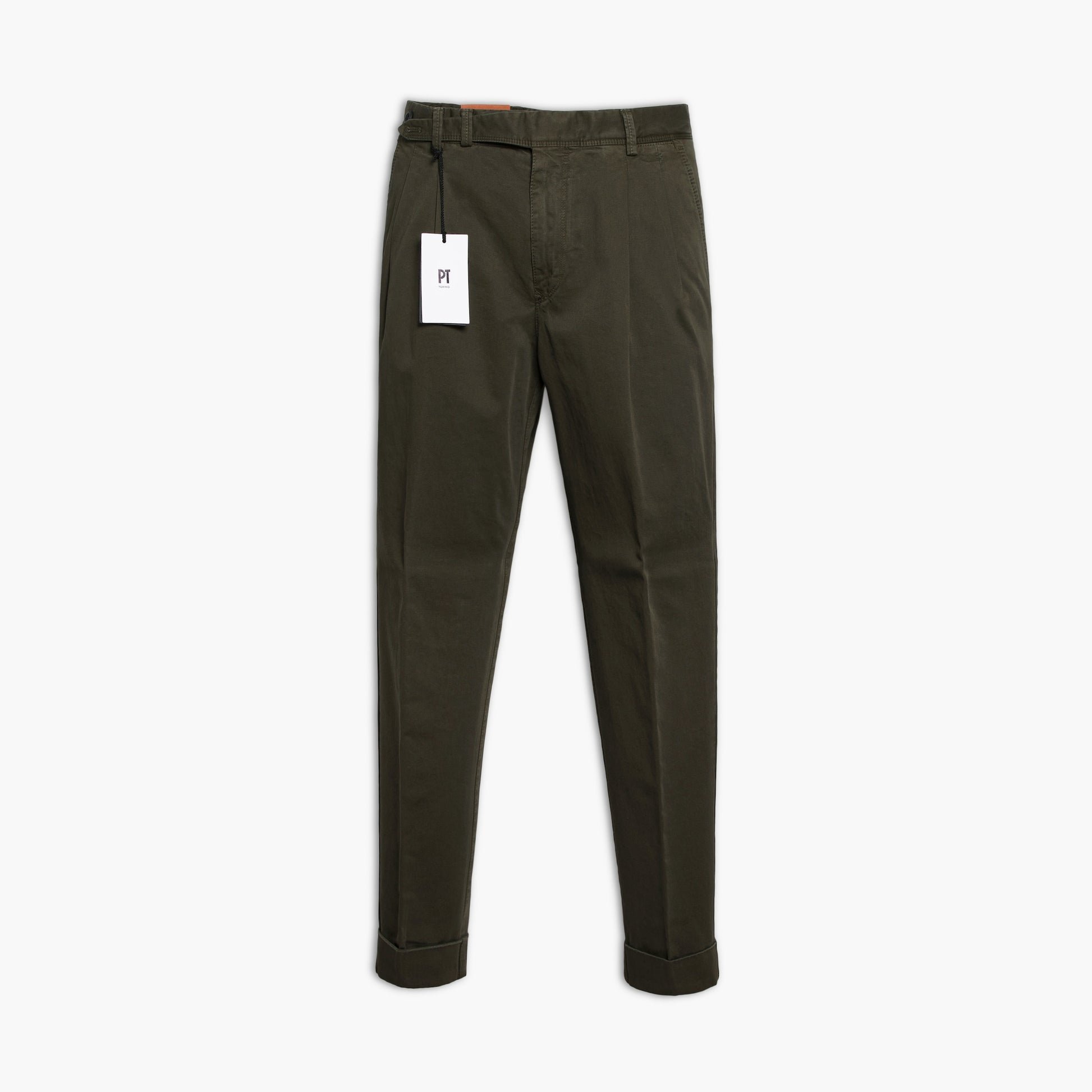 Pantalone PT Torino The Reporter Reworked Carrot Fit Art. SR95 Col. Y177 in Cotone Militare