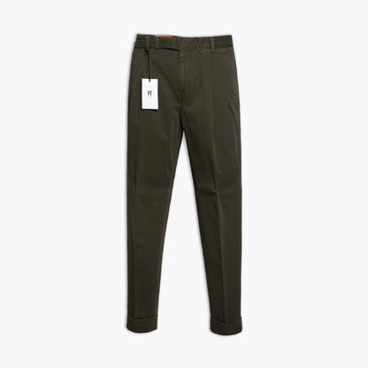 Pantalone PT Torino The Reporter Reworked Carrot Fit Art. SR95 Col. Y177 in Cotone Militare
