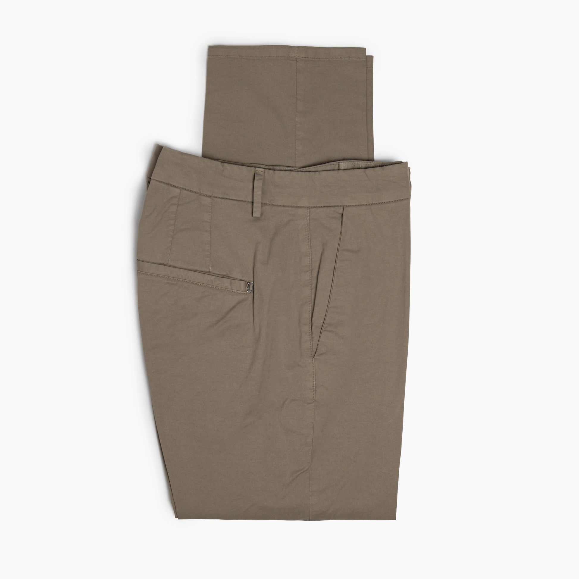 Pantalone Uomo DONDUP Pablo UP525 GSE046U in Gabardina Compact Stretch Col. 718 Tortora