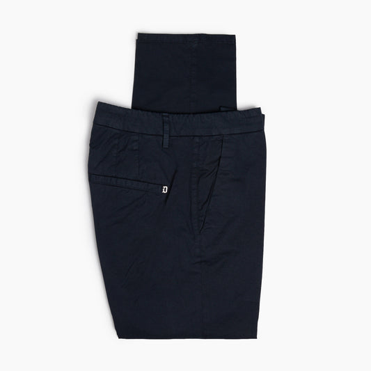 Pantalone Uomo DONDUP Pablo UP525 GSE046U in Gabardina Compact Stretch Col. 890 Blu Navy