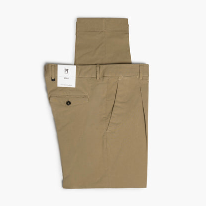 Pantalone Uomo PT Torino Edge Rebel Fit Art. NK30 Col. Y139 in Gabardina Stretch Nocciola