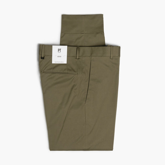 Pantalone Uomo PT Torino Edge The Club Art. SD59 Col. 0440 in Cotone Twill Stretch Verde Militare