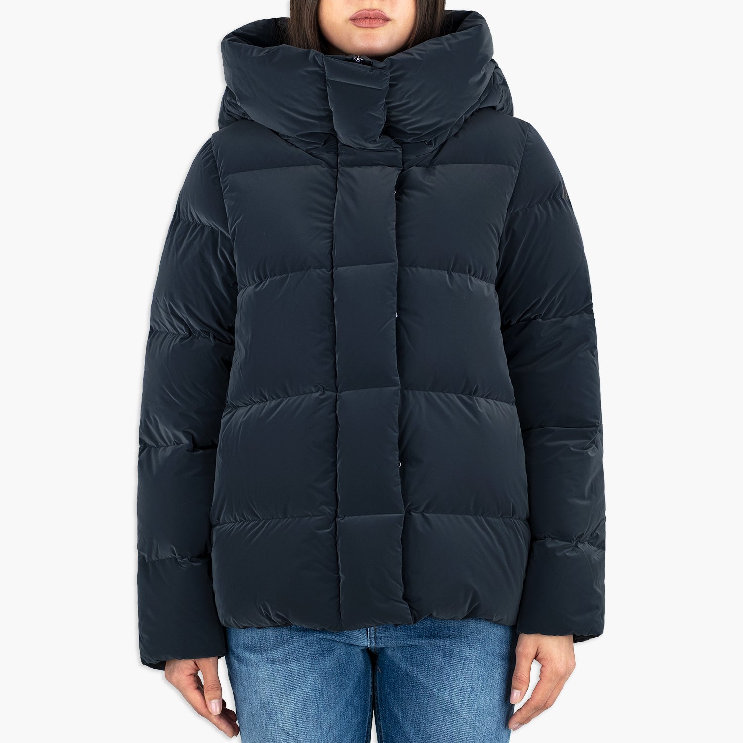 Piumino RRD Superrduck! Tubic 14 Hood Wom Jkt W25544 Col. 60 Blue Black