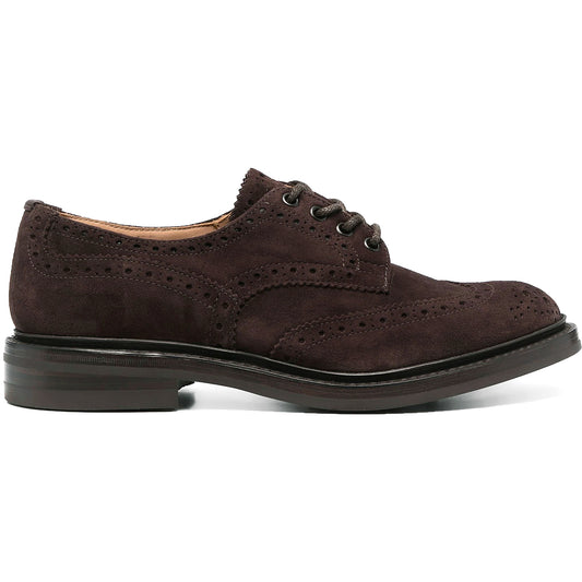 Scarpa TRICKER'S Bourton Country Shoe in Pelle Suede Testa di Moro