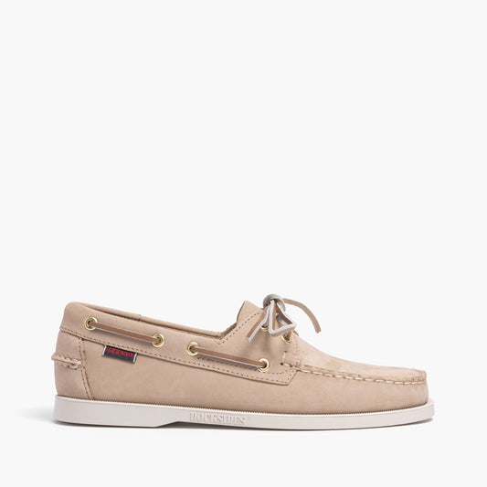 Scarpe da Barca Uomo SEBAGO Docksides Portland Nubuck Cod. 7000GA0 Col. 906 Beige Camel
