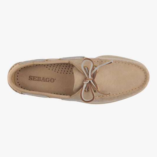 Scarpe da Barca Uomo SEBAGO Docksides Portland Nubuck Cod. 7000GA0 Col. 906 Beige Camel