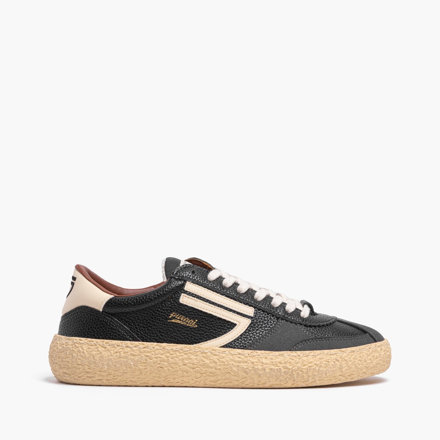 Sneaker PURAAI Vintage Art. PU101V-031 in Eco Pelle Col. Eclipse