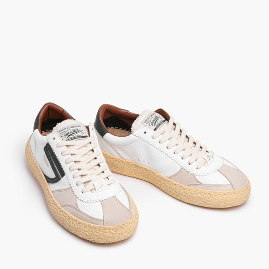 Sneaker Uomo PURAAI Vintage Art. PU101V-020 in Eco Pelle Martellata Col. Vischio