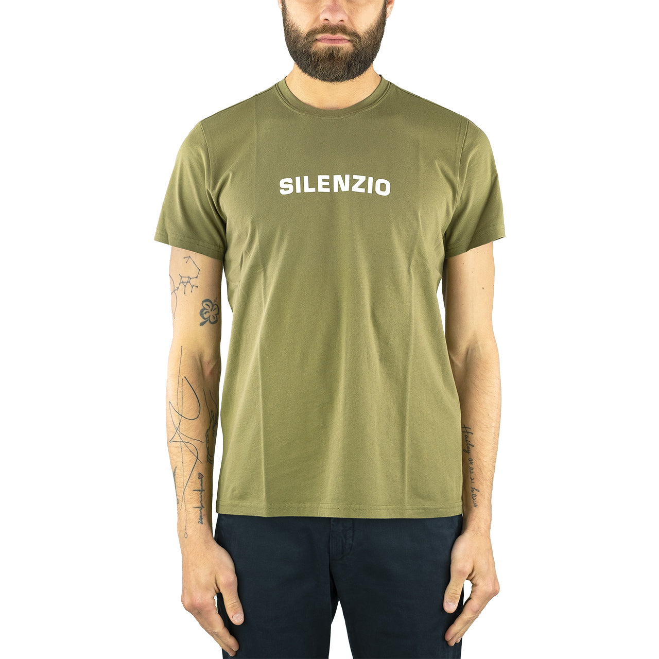 T-Shirt ASPESI Silenzio Verde Militare