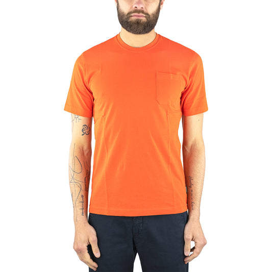 T-Shirt ASPESI in Jersey di Cotone Arancio