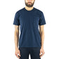 T-Shirt ASPESI in Jersey di Cotone Blu Navy