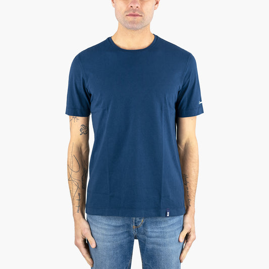 T-Shirt DRUMOHR in Puro Cotone Blu Royal