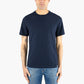 T-Shirt KANGRA in Cotone Piquet Blu Navy