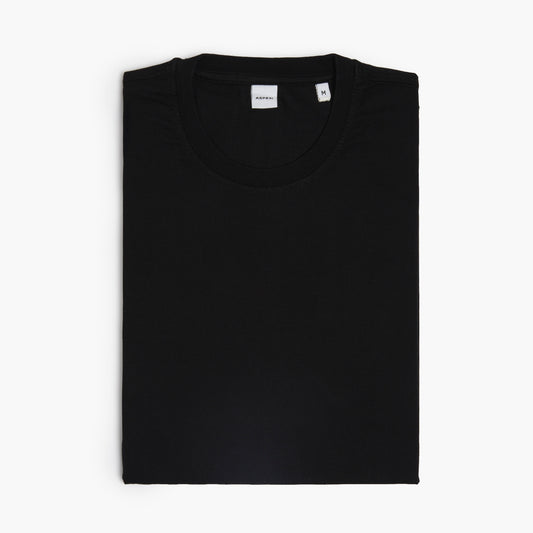 T-Shirt Uomo ASPESI Mod. 3107 in Jersey di Cotone Nera