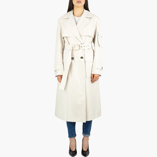 Trench PINKO Titano in Gabardina Tecnica Beige