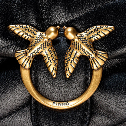 Borsa PINKO Love Baby Puff Maxy Quilt Nera