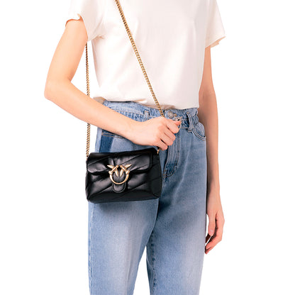 Borsa PINKO Love Baby Puff Maxy Quilt Nera