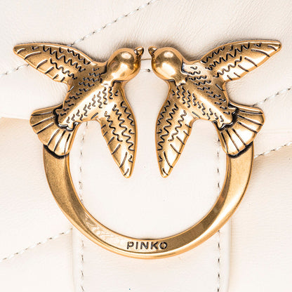 Borsa PINKO Love Classic Puff Maxy Quilt Avorio