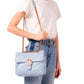 Borsa PINKO Love Classic Puff Maxy Quilt Light Blue