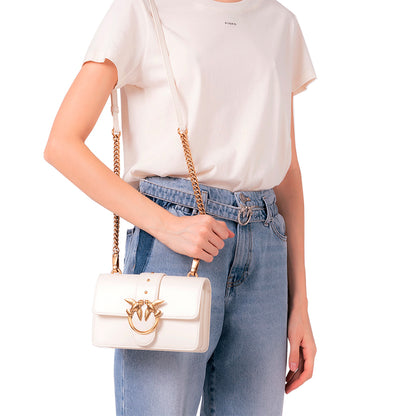 Borsa PINKO Love Mini Icon Simply Avorio