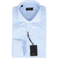 Camicia BARBA Napoli Culto Micro Quadretto Bianco Celeste