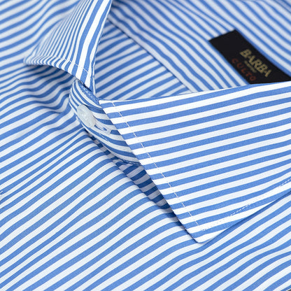 Camicia BARBA Napoli Culto Righe Bianco Azzurro