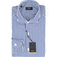 Camicia BARBA Napoli Culto Righe Bianco Blu Navy