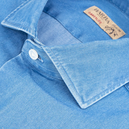 Camicia BARBA Napoli Dandylife in Cotone Denim
