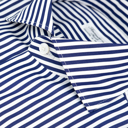 Camicia FINAMORE Milano Riga Bianco Blu