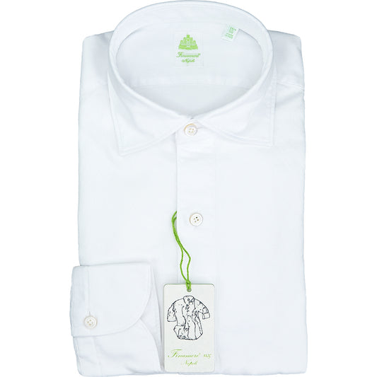 Camicia FINAMORE Tokyo in Royal Oxford Bianca