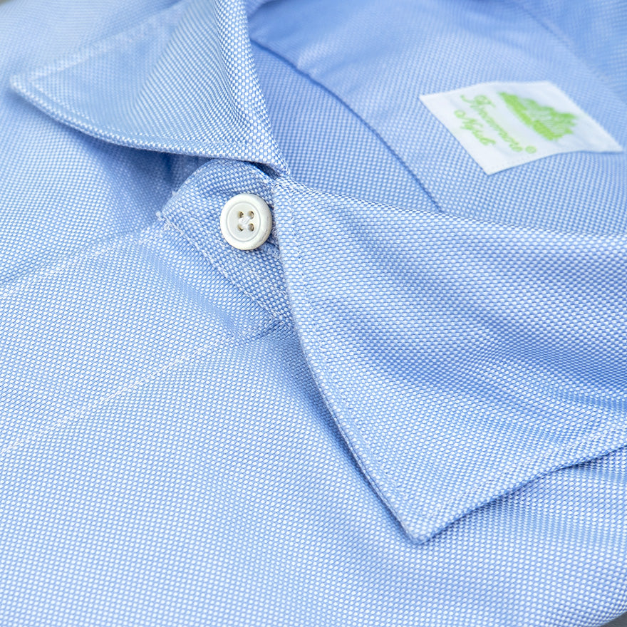 Camicia FINAMORE Tokyo in Royal Oxford Celeste