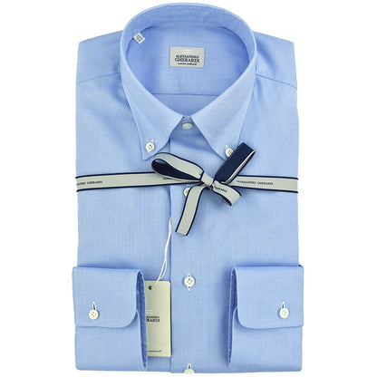 Camicia GHERARDI Button Down in Oxford Celeste