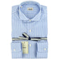 Camicia GHERARDI Righe Bianco Celeste