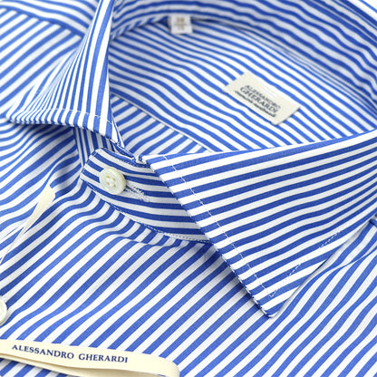 Camicia GHERARDI Righe Bianco Azzurro
