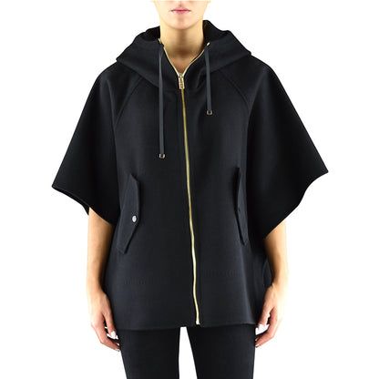 Cappa TWINSET PA8261 Nera con Cappuccio