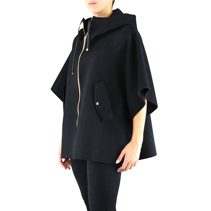 Cappa TWINSET PA8261 Nera con Cappuccio
