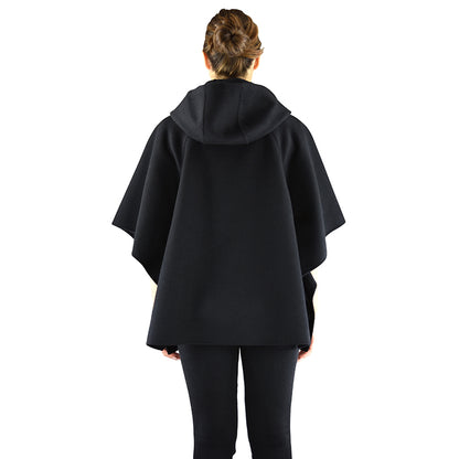 Cappa TWINSET PA8261 Nera con Cappuccio