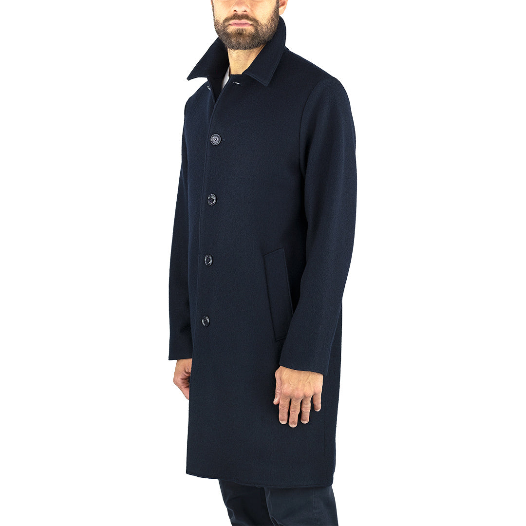 Cappotto ASPESI New Virtuoso in Lana Cotta Blu