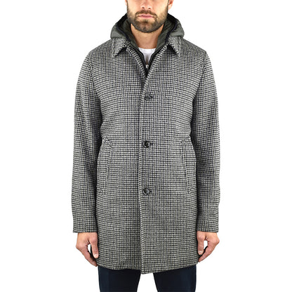 Cappotto PALTÒ Alfredo 20W FAI WSS Pied De Poule Grigio Marrone