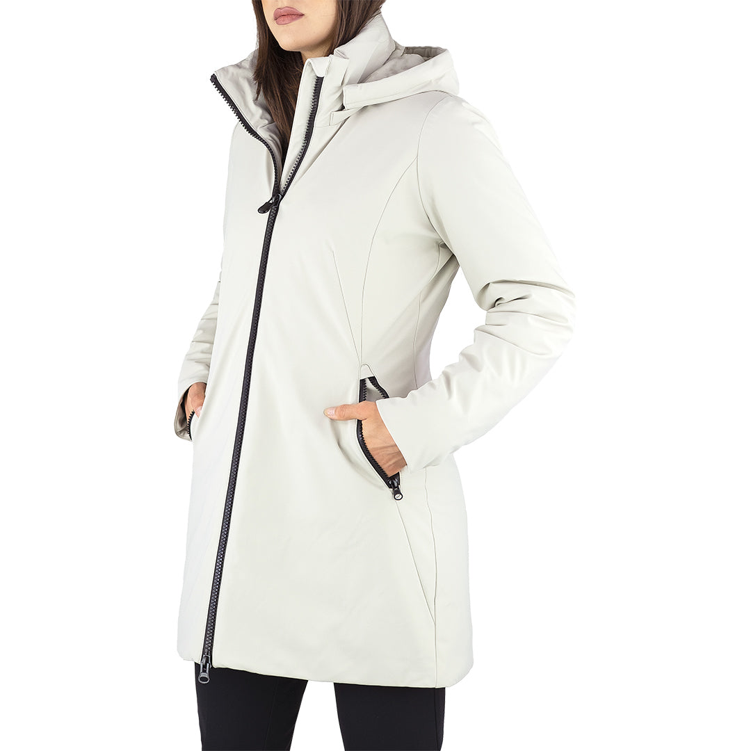 Cappotto Piumino SAVE THE DUCK Lila Lexy15 Rainy Beige