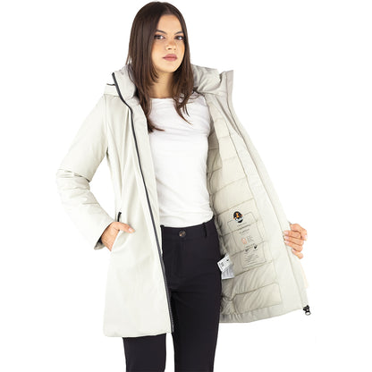 Cappotto Piumino SAVE THE DUCK Lila Lexy15 Rainy Beige