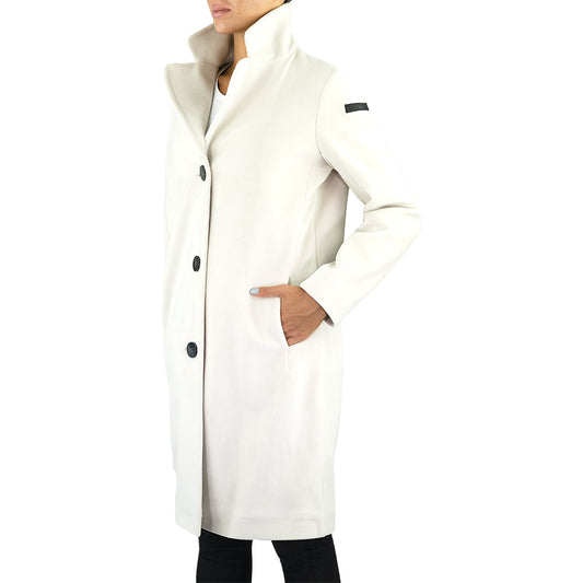Cappotto RRD Neo Velvet Coat Over Lady Bianco