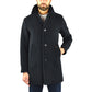 Cappotto PALTÒ Alfredo Chevron Spinato Blu Navy