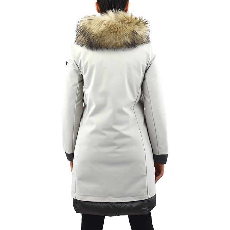 Cappotto Piumino RRD Light Winter Coat Lady Fur T Gesso