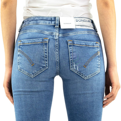 Eco Jeans DONDUP Monroe P692 Lavaggio Medio Chiaro