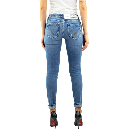 Eco Jeans DONDUP Monroe P692 Lavaggio Medio Chiaro