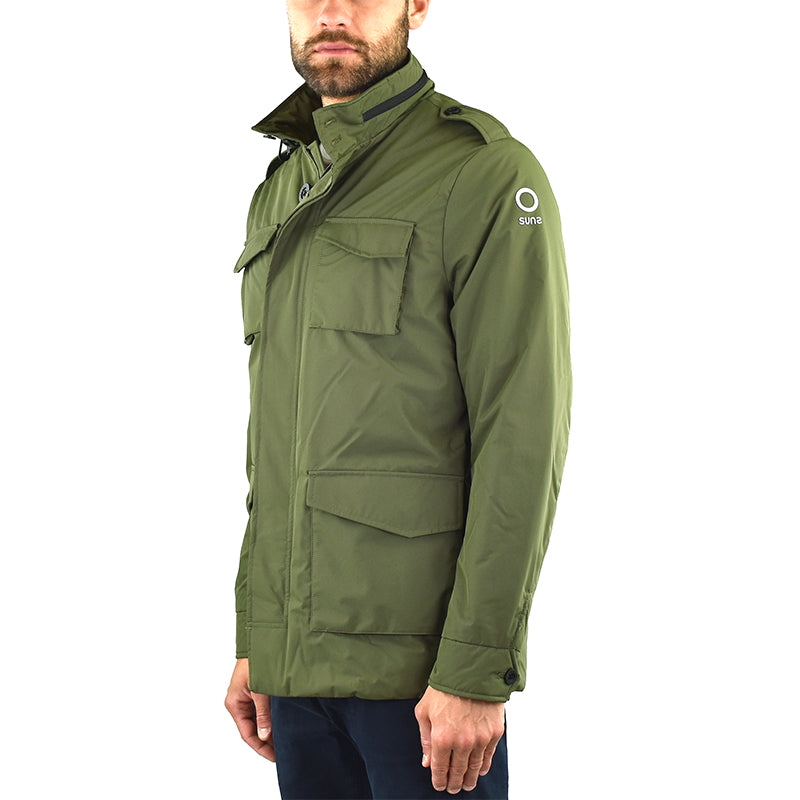 Field Jacket SUNS Cevedale Fur Verde Militare