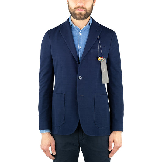 Giacca BOGLIOLI K-Jacket in Cotone Jersey Blu