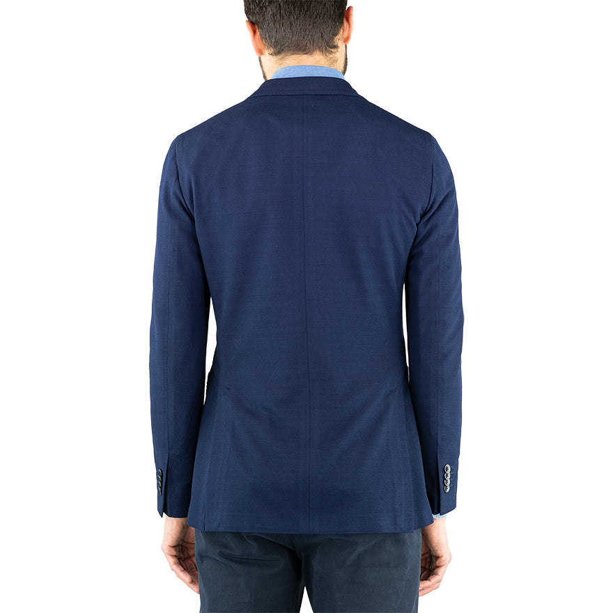 Giacca BOGLIOLI K-Jacket in Cotone Jersey Blu