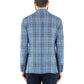 Giacca LARDINI Fantasia Quadro Super Soft Indaco